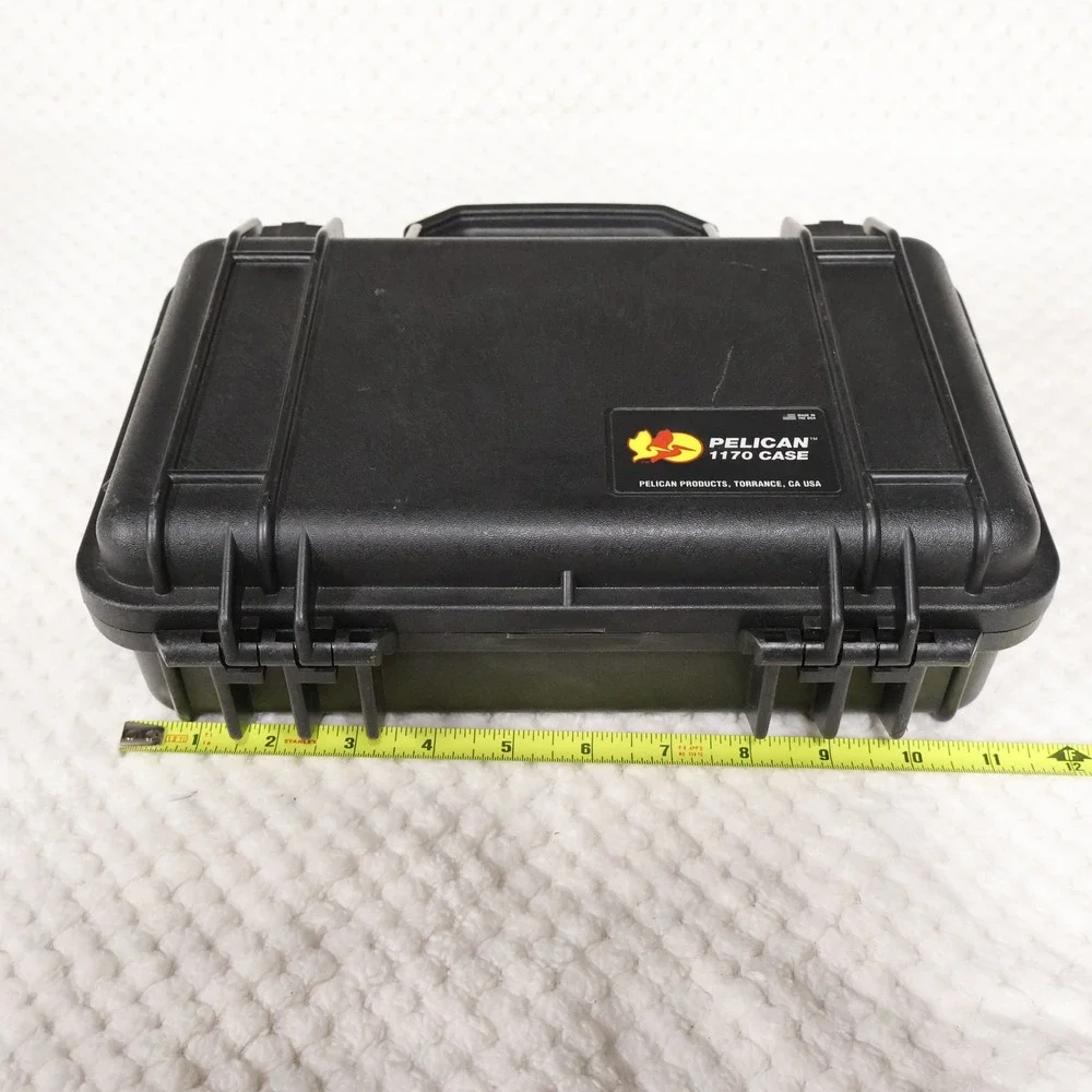 Pelican Unisex OS 1170 Protector Case Black Watertight Hard Shell Foam Insert